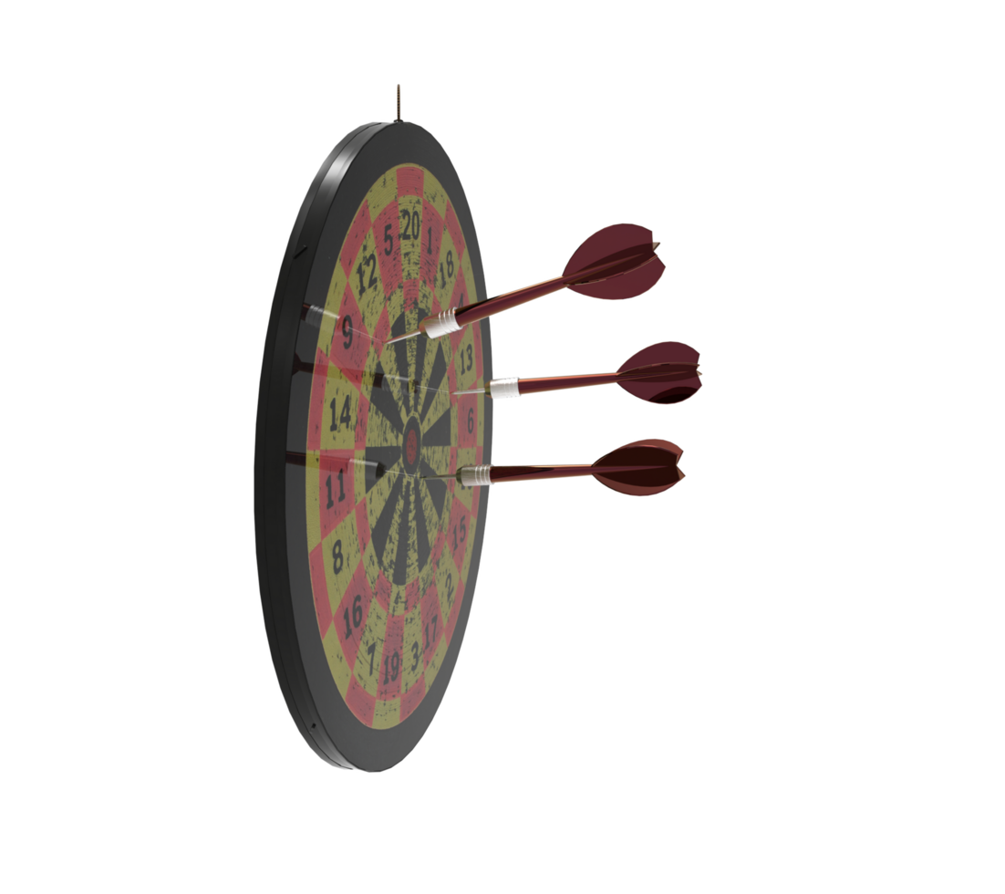 dart board with a target on it png