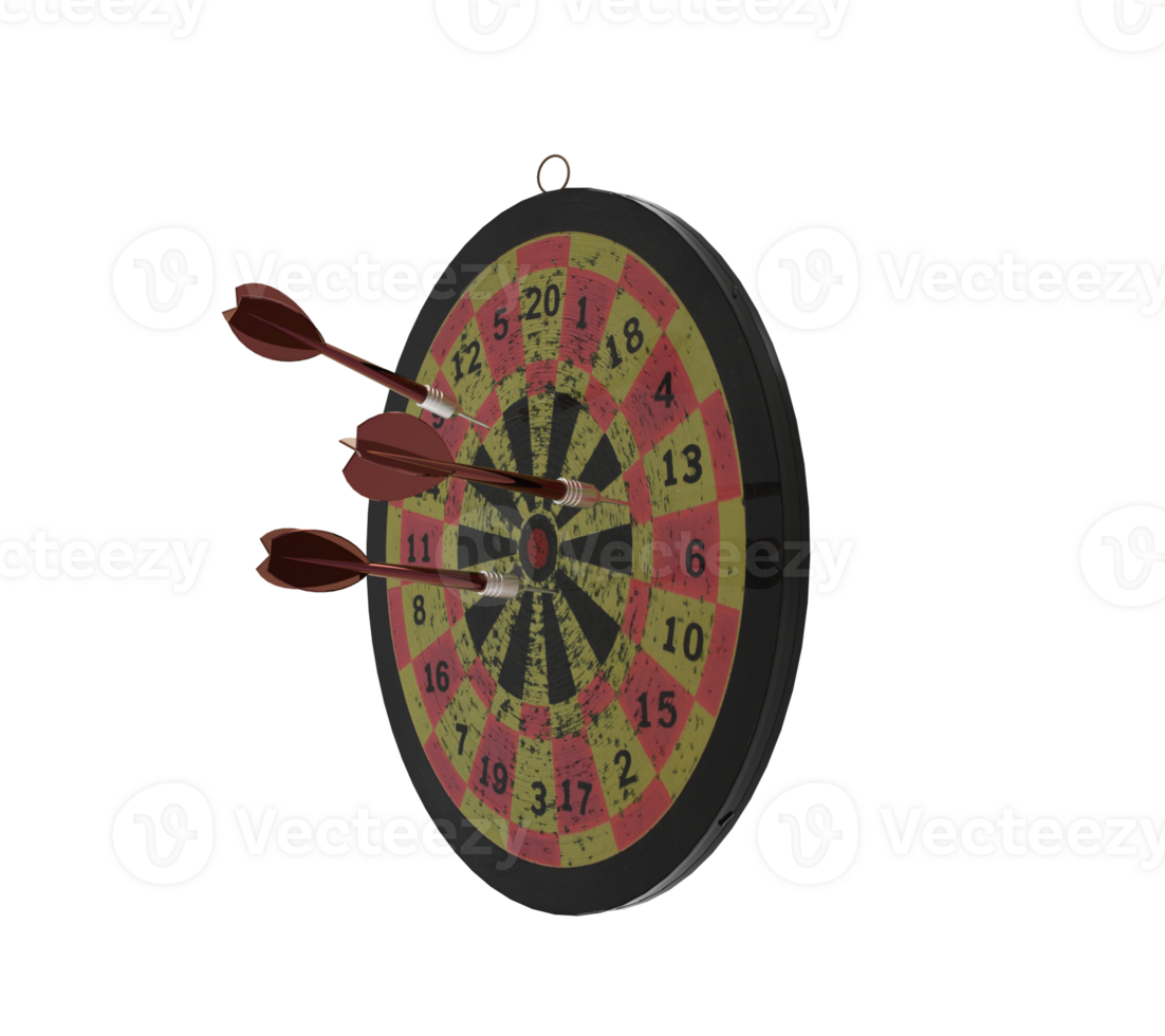 dart board with a target on it png