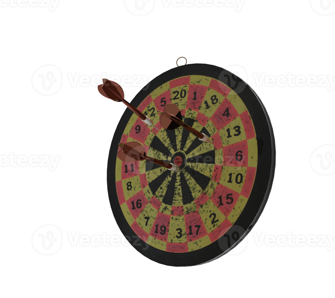 dart board with a target on it png