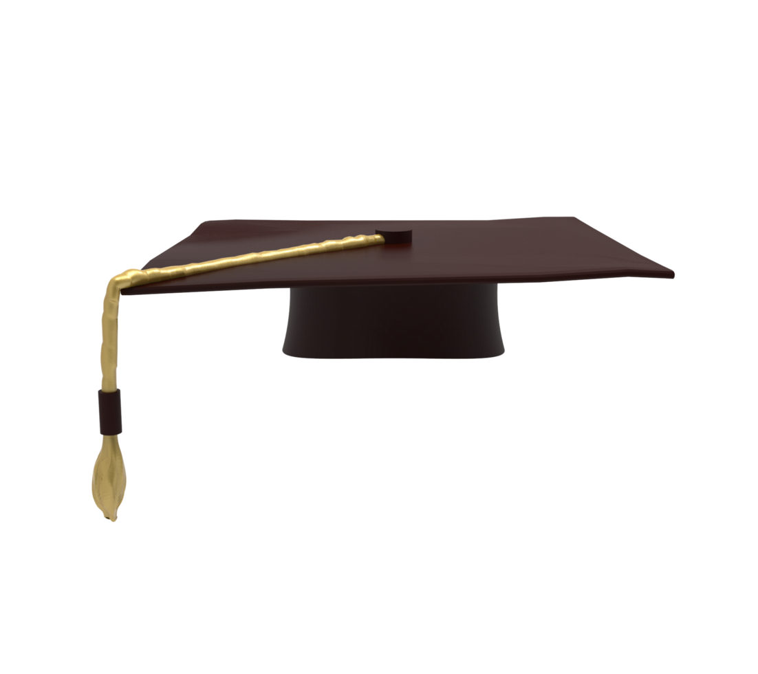 graduation cap on a transparent background png