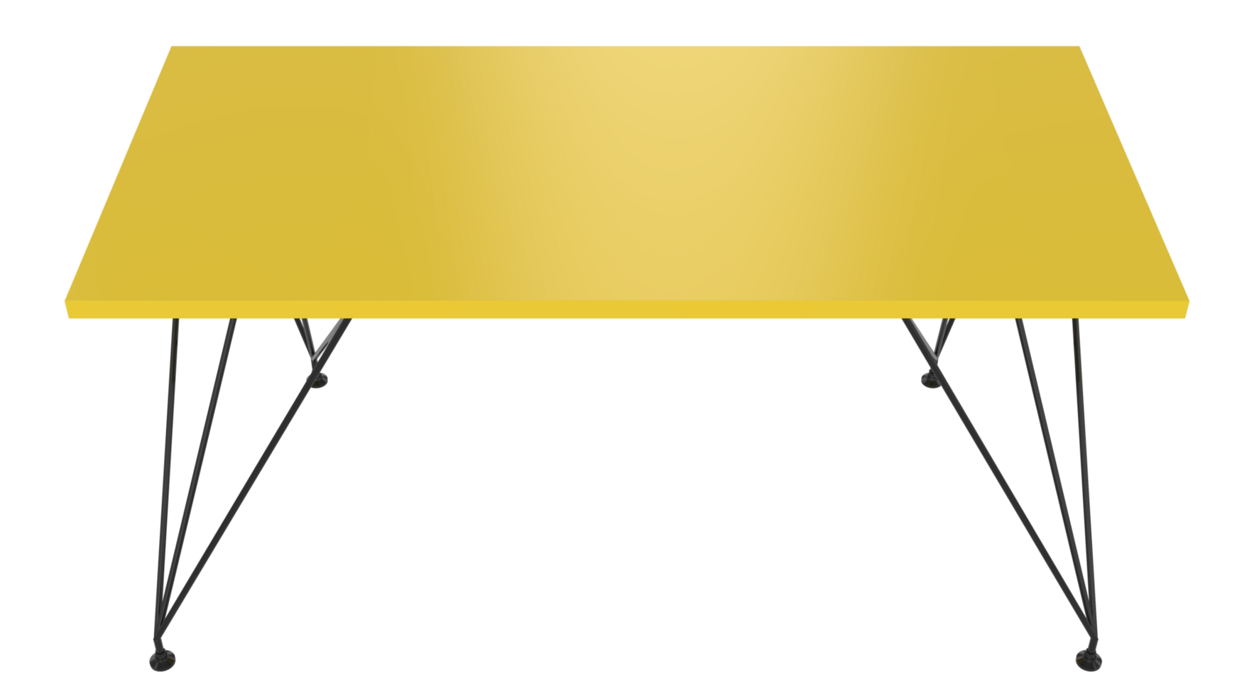 modern skrivbord tabell isolerat på bakgrund. 3d tolkning - illustration png