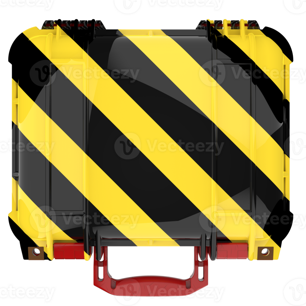 Old suitcase isolated on background. 3d rendering - illustration png
