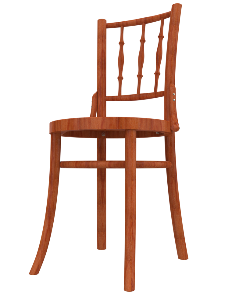 Modern chair isolated on background. 3d rendering - illustration png