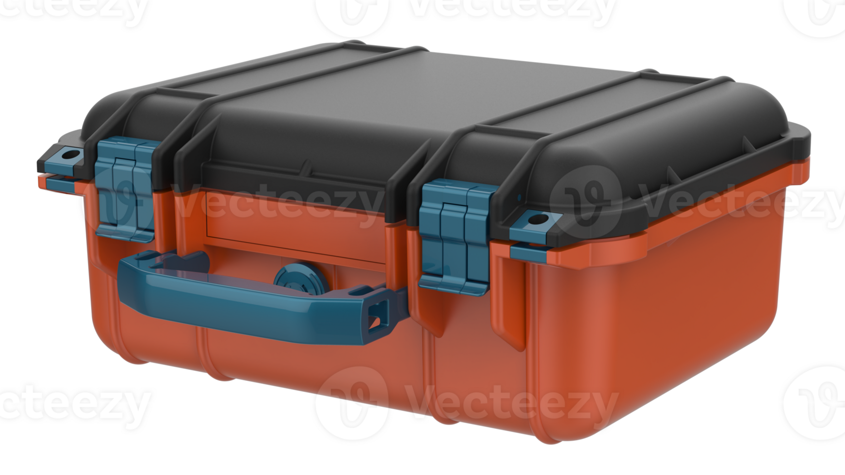 Old suitcase isolated on background. 3d rendering - illustration png
