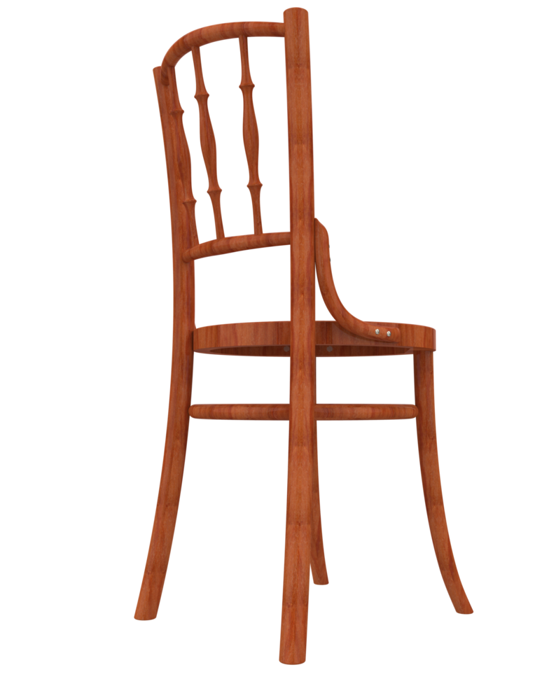 Modern chair isolated on background. 3d rendering - illustration png