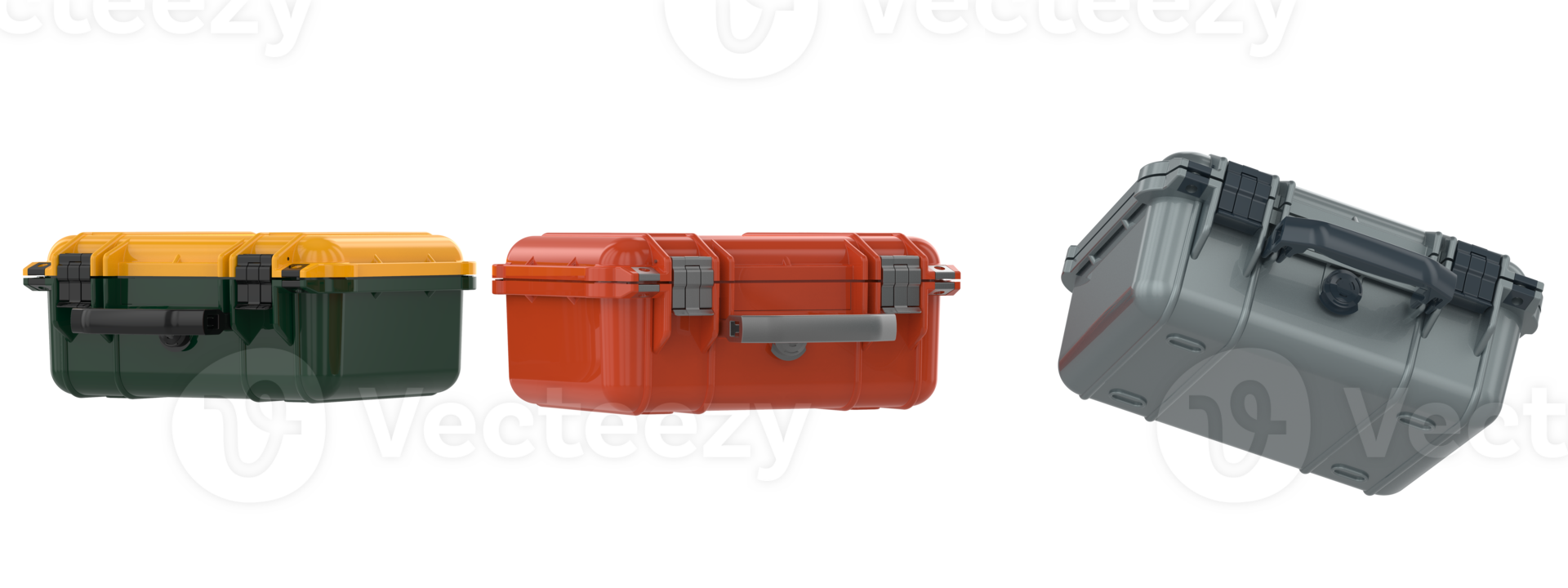 Old suitcase isolated on background. 3d rendering - illustration png