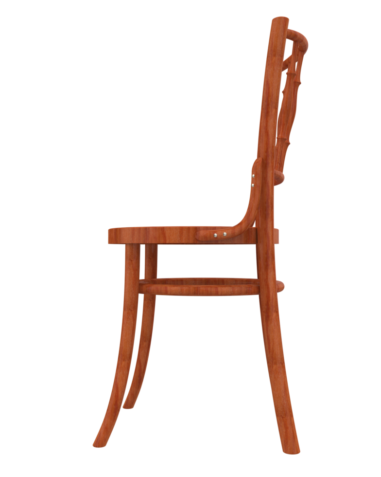 Modern chair isolated on background. 3d rendering - illustration png