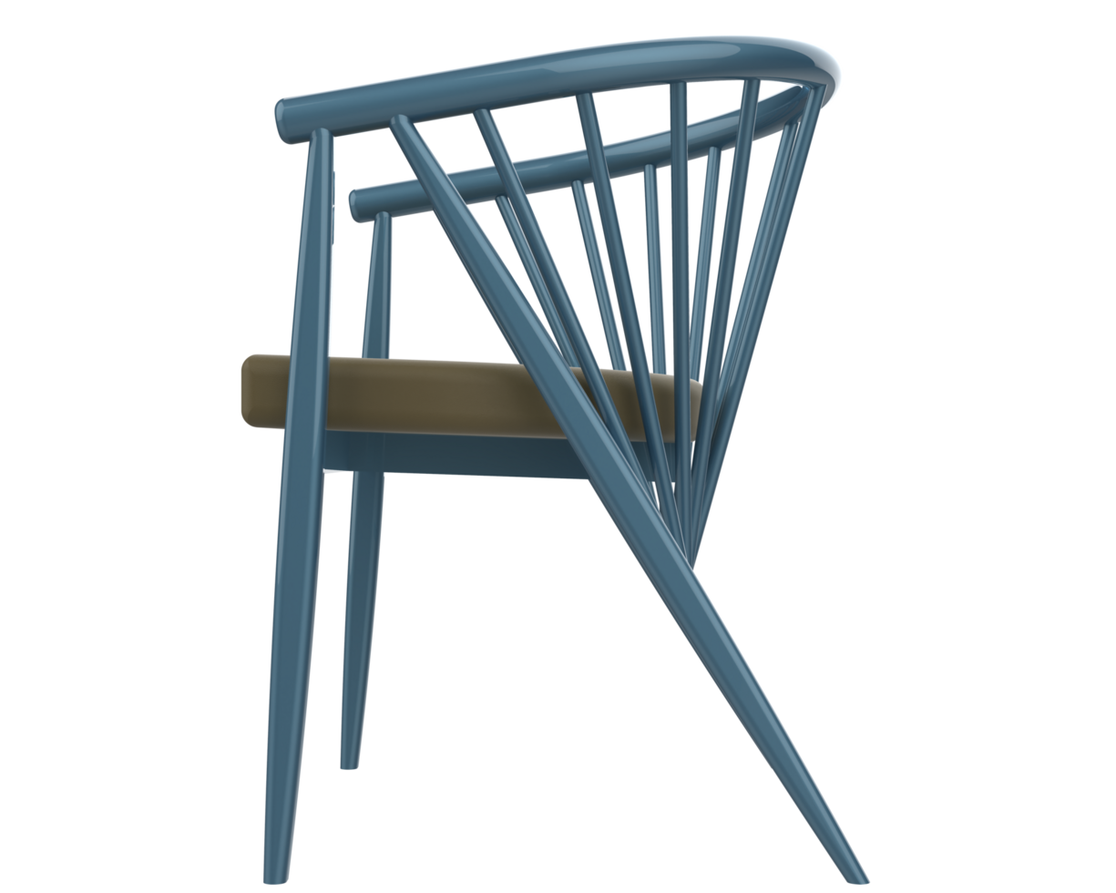 Modern chair isolated on background. 3d rendering - illustration png