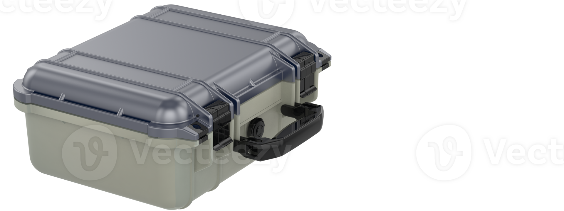 Old suitcase isolated on background. 3d rendering - illustration png