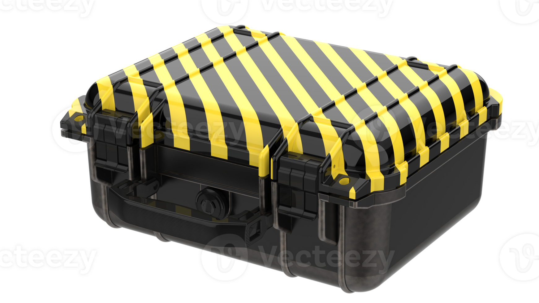 Old suitcase isolated on background. 3d rendering - illustration png