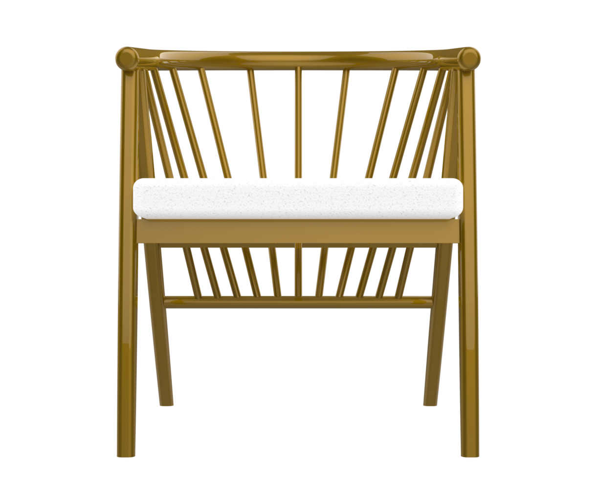 Modern chair isolated on background. 3d rendering - illustration png