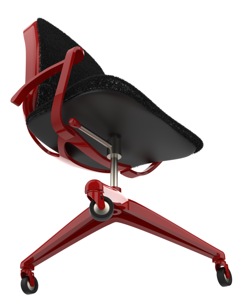 Modern chair isolated on background. 3d rendering - illustration png