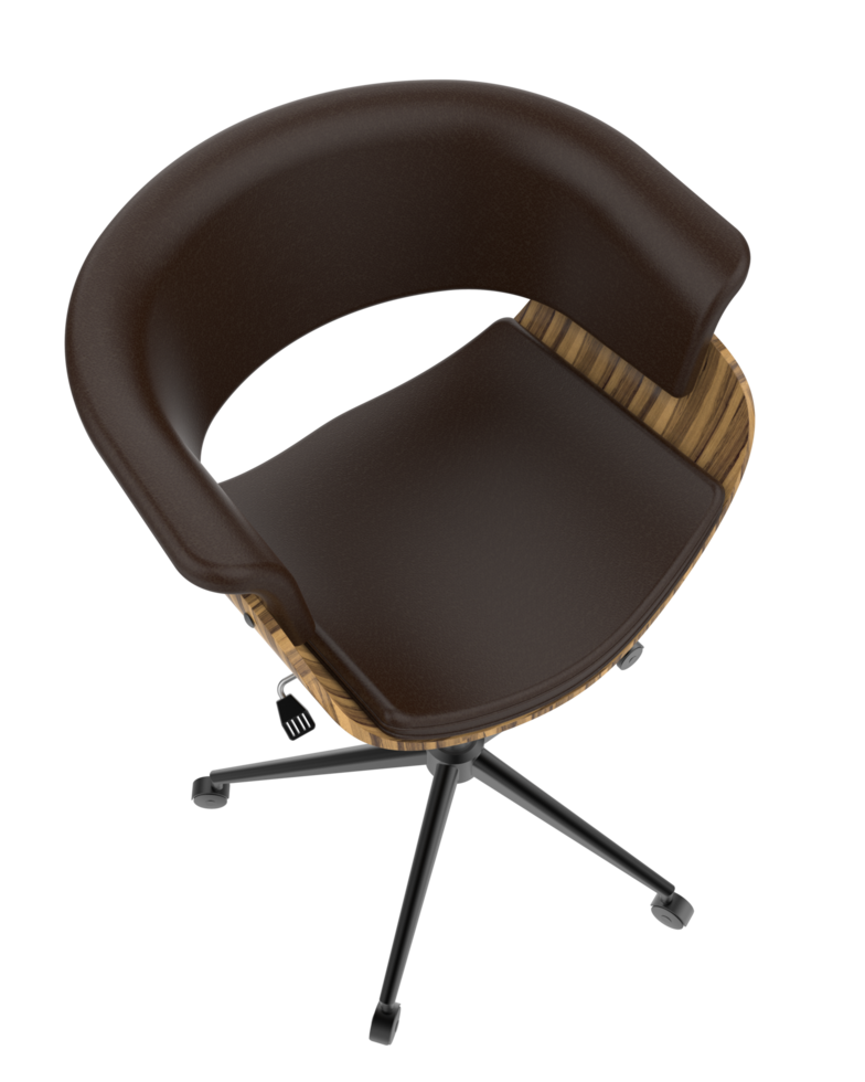 Modern chair isolated on background. 3d rendering - illustration png