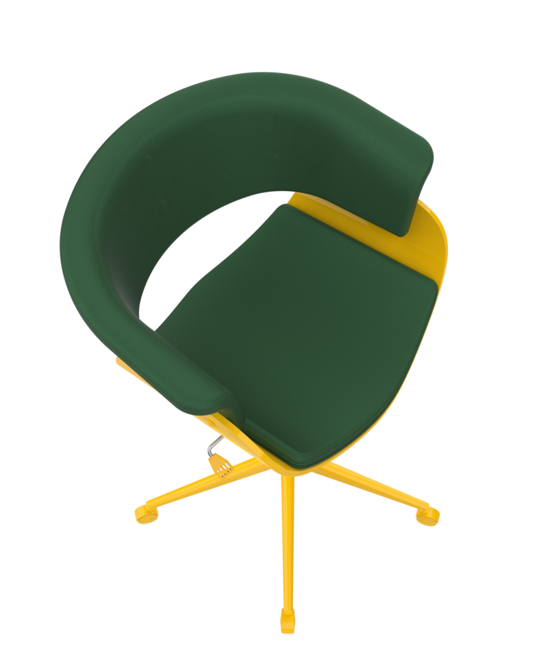 Modern chair isolated on background. 3d rendering - illustration png