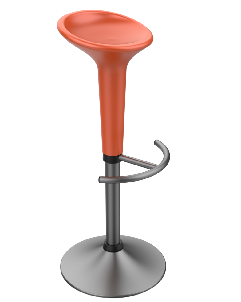 Modern chair isolated on background. 3d rendering - illustration png