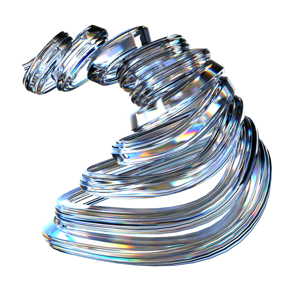 Abstract Shape 3D Illustration png