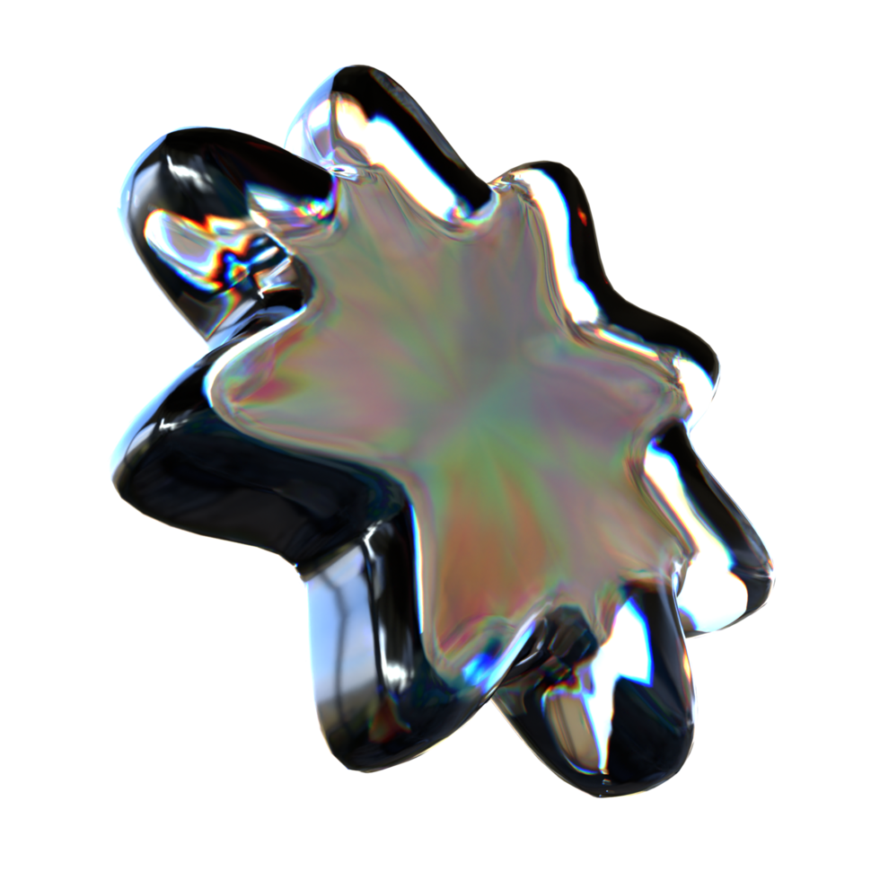 Abstract Shape 3D Illustration png