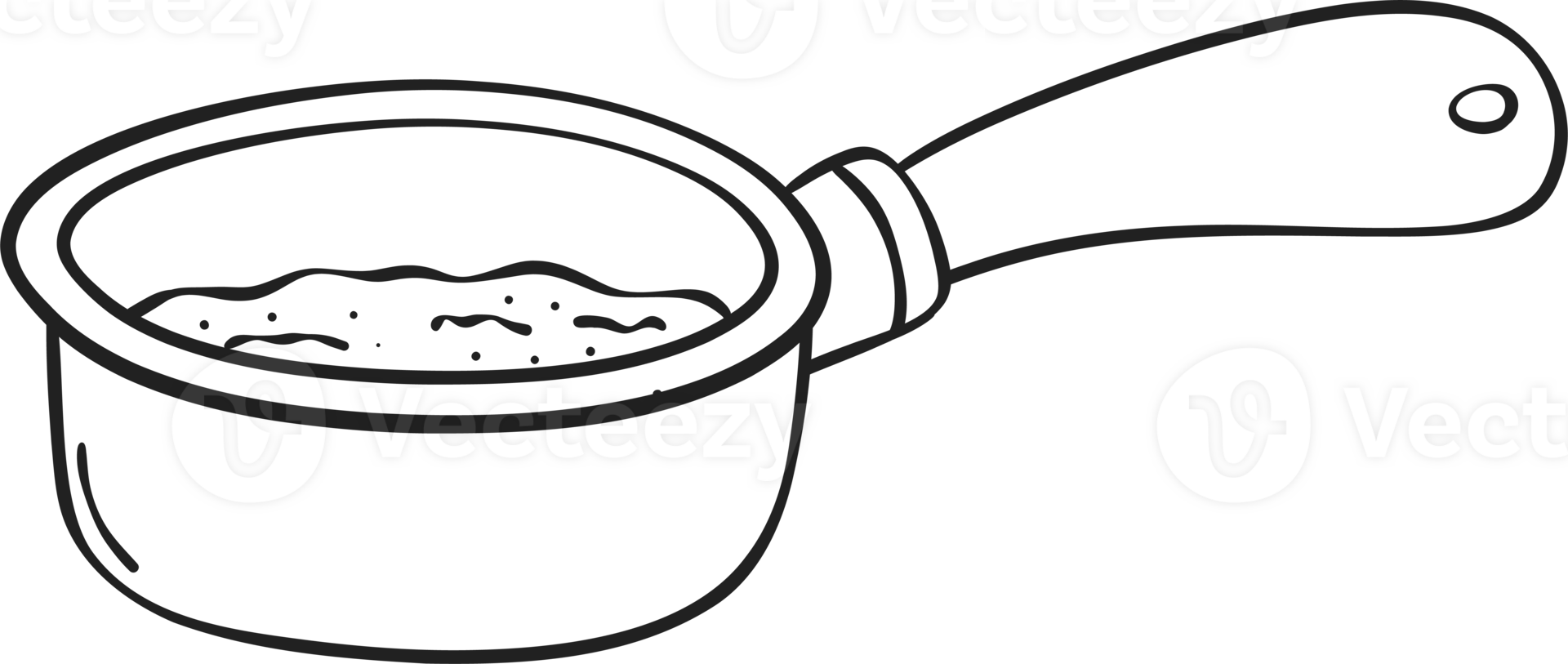 Saucepan Cooking outline doodle png