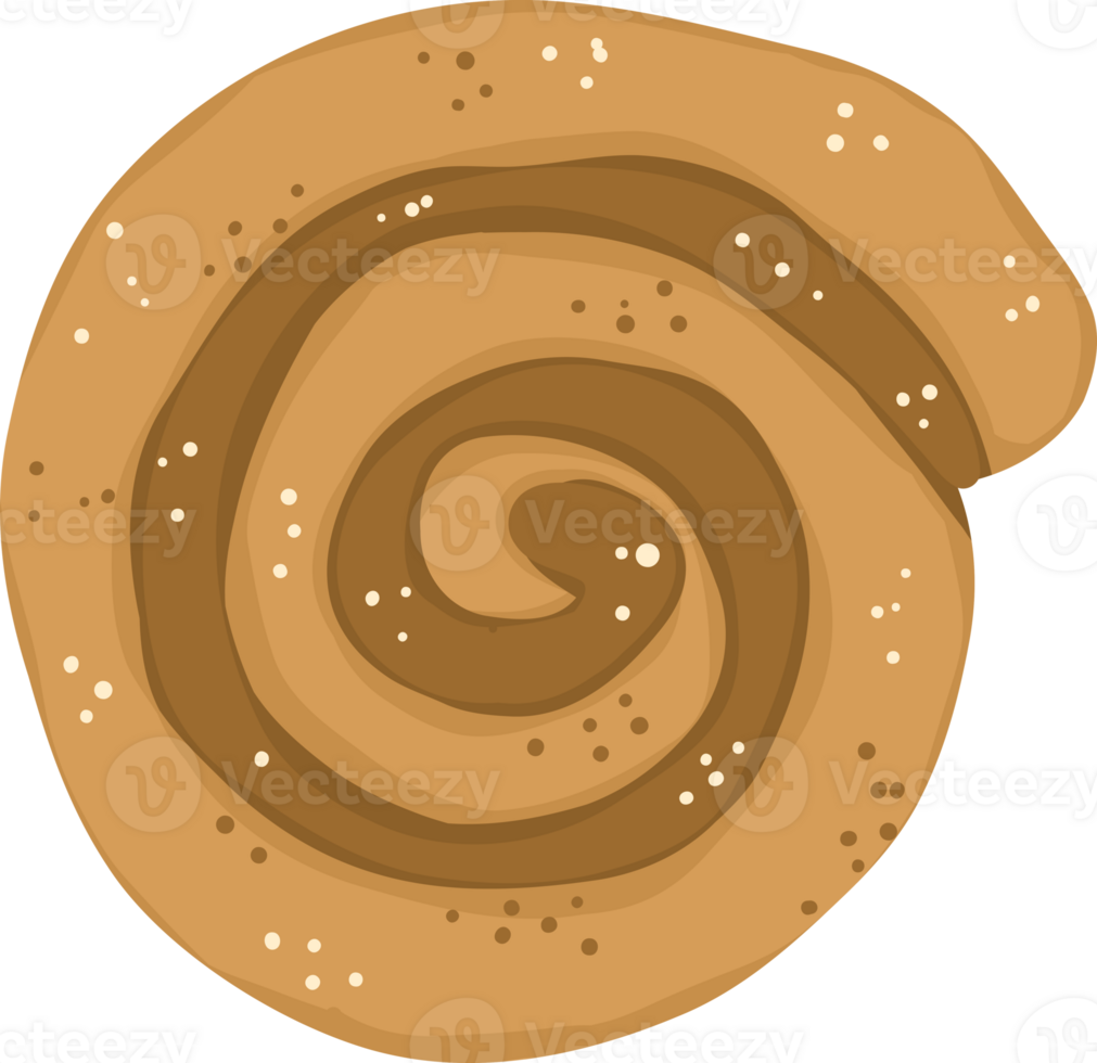 Danish snail Bakery illustration png