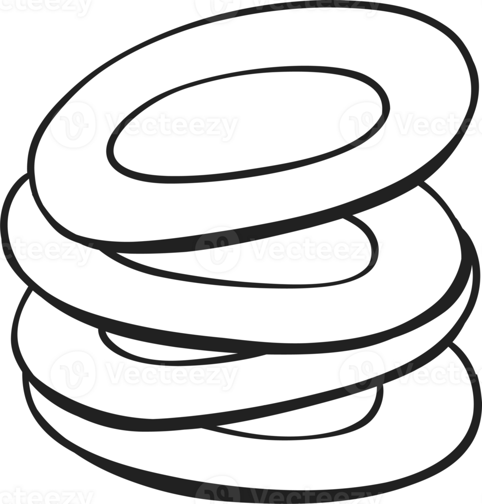 plates stacked Cooking outline doodle png