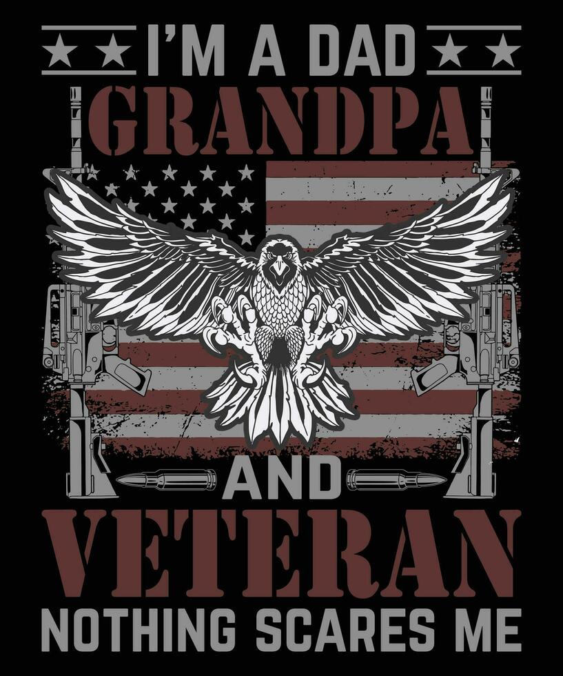 Veteran T Shirt Design Template vector