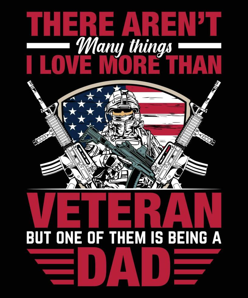 Veteran T Shirt Design Template vector