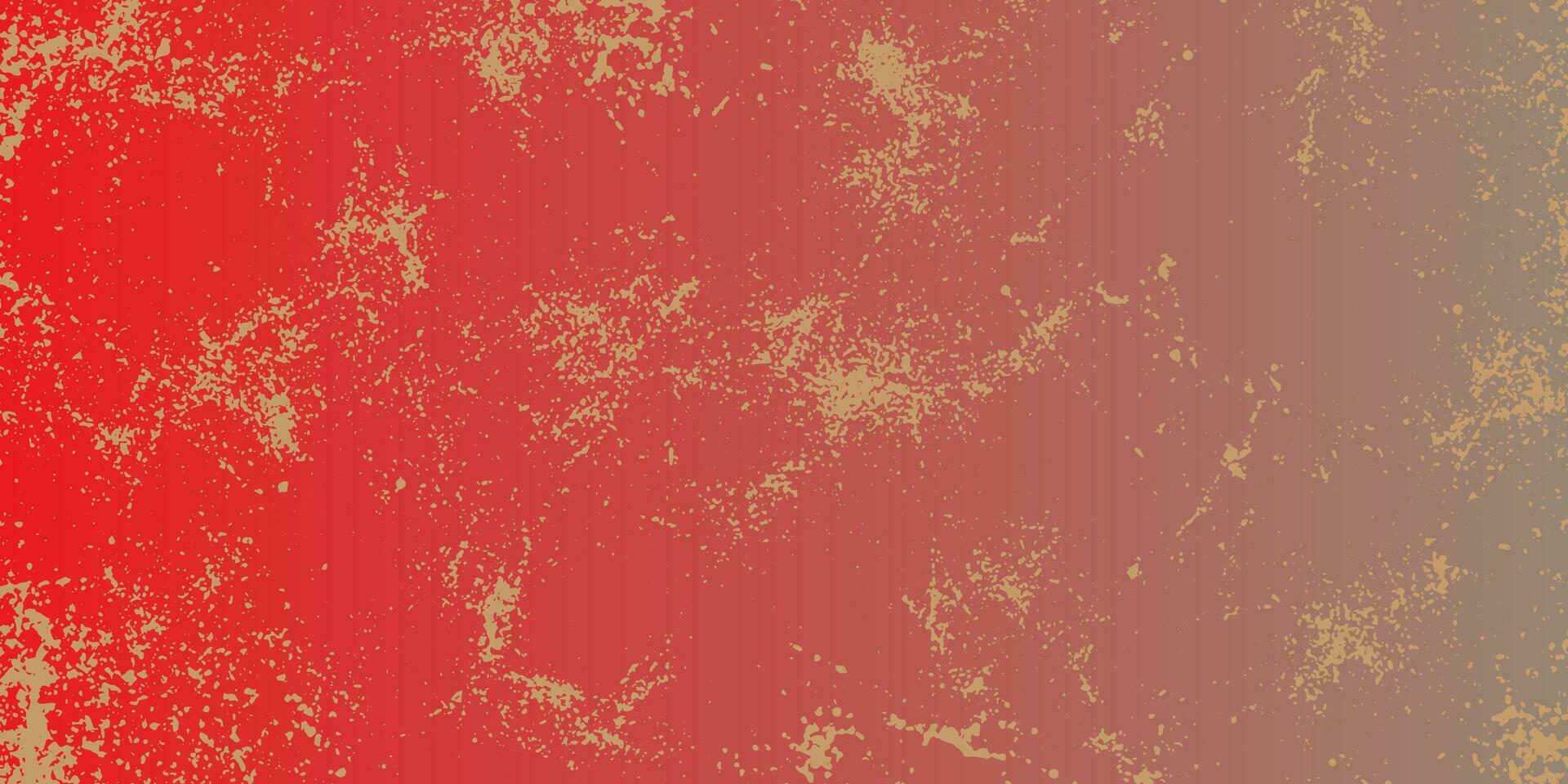 a red and gold grunge texture background vector