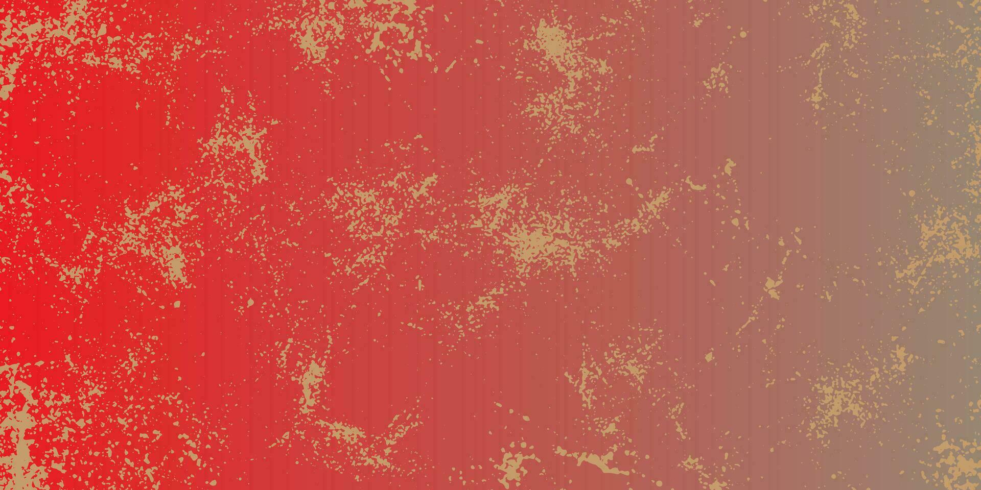 un rojo y oro grunge textura antecedentes vector