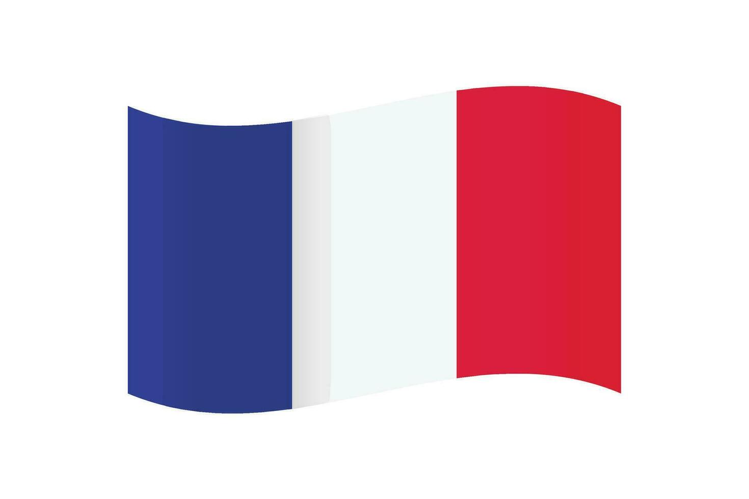 Vector flag of france background