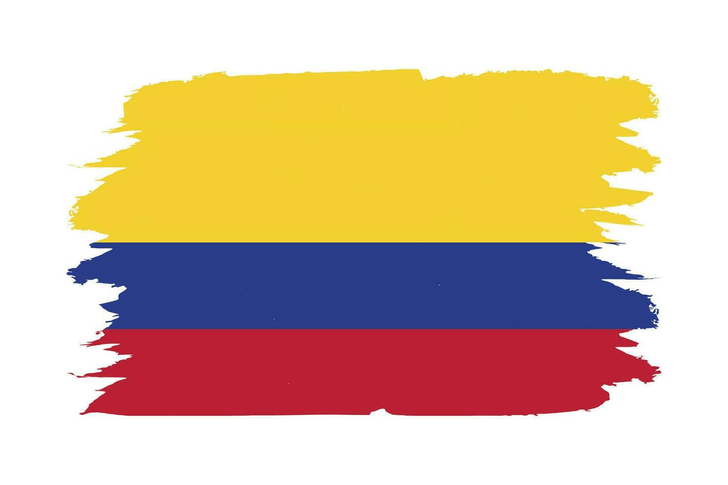 Vector illustration columbia of flag