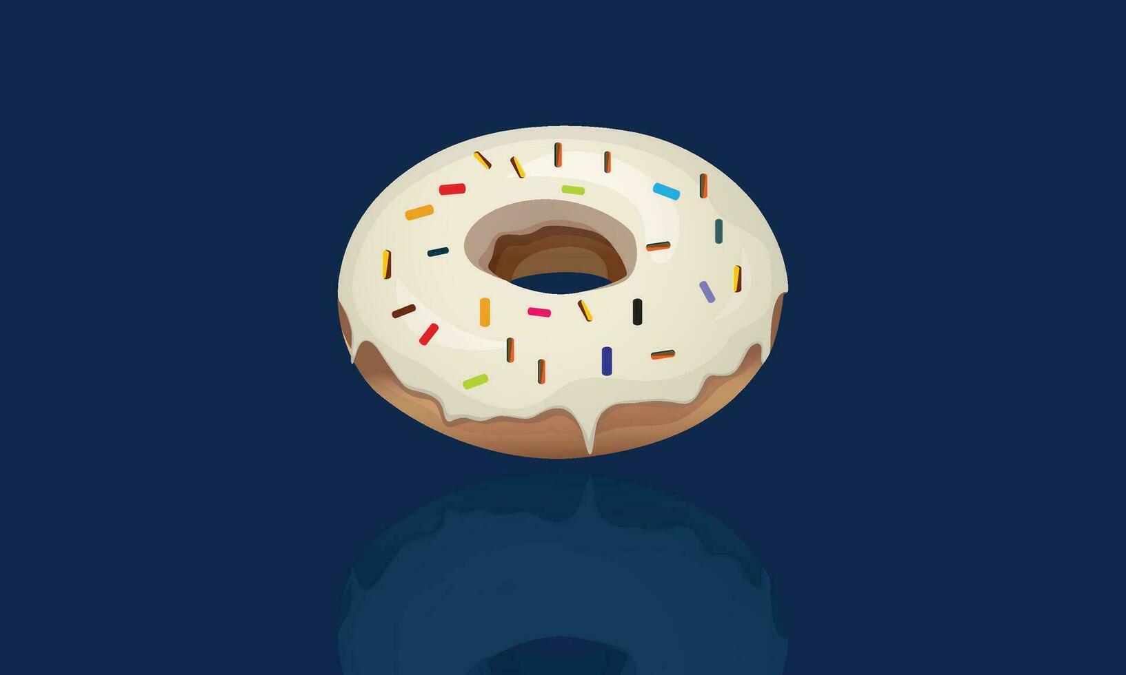 vector design of a printable donut