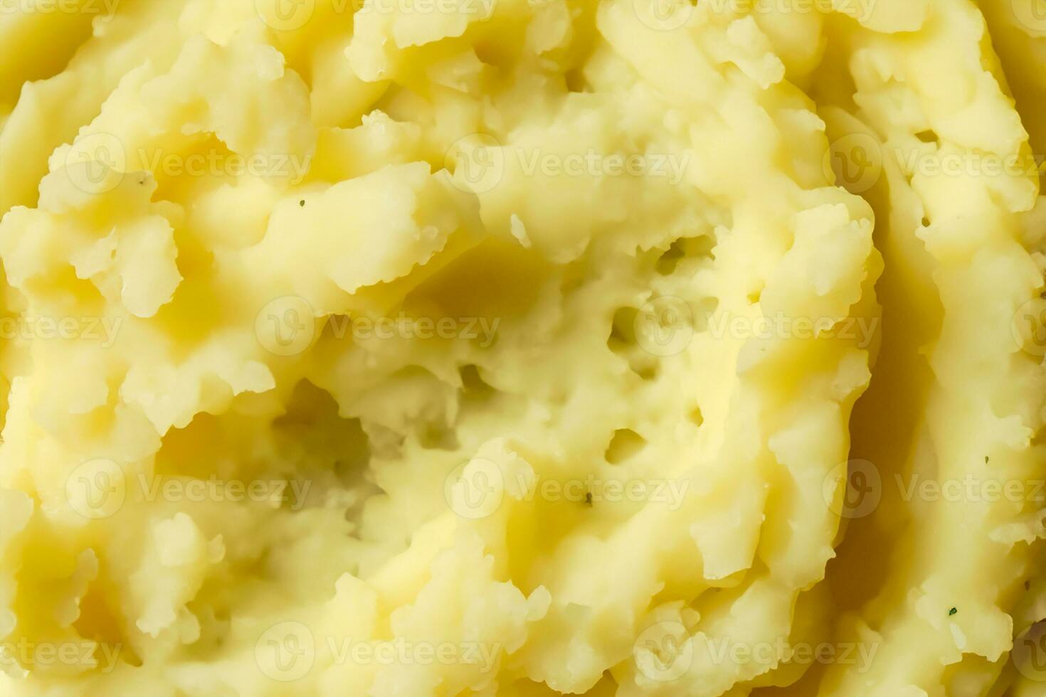 close up of mashed potatoes photo
