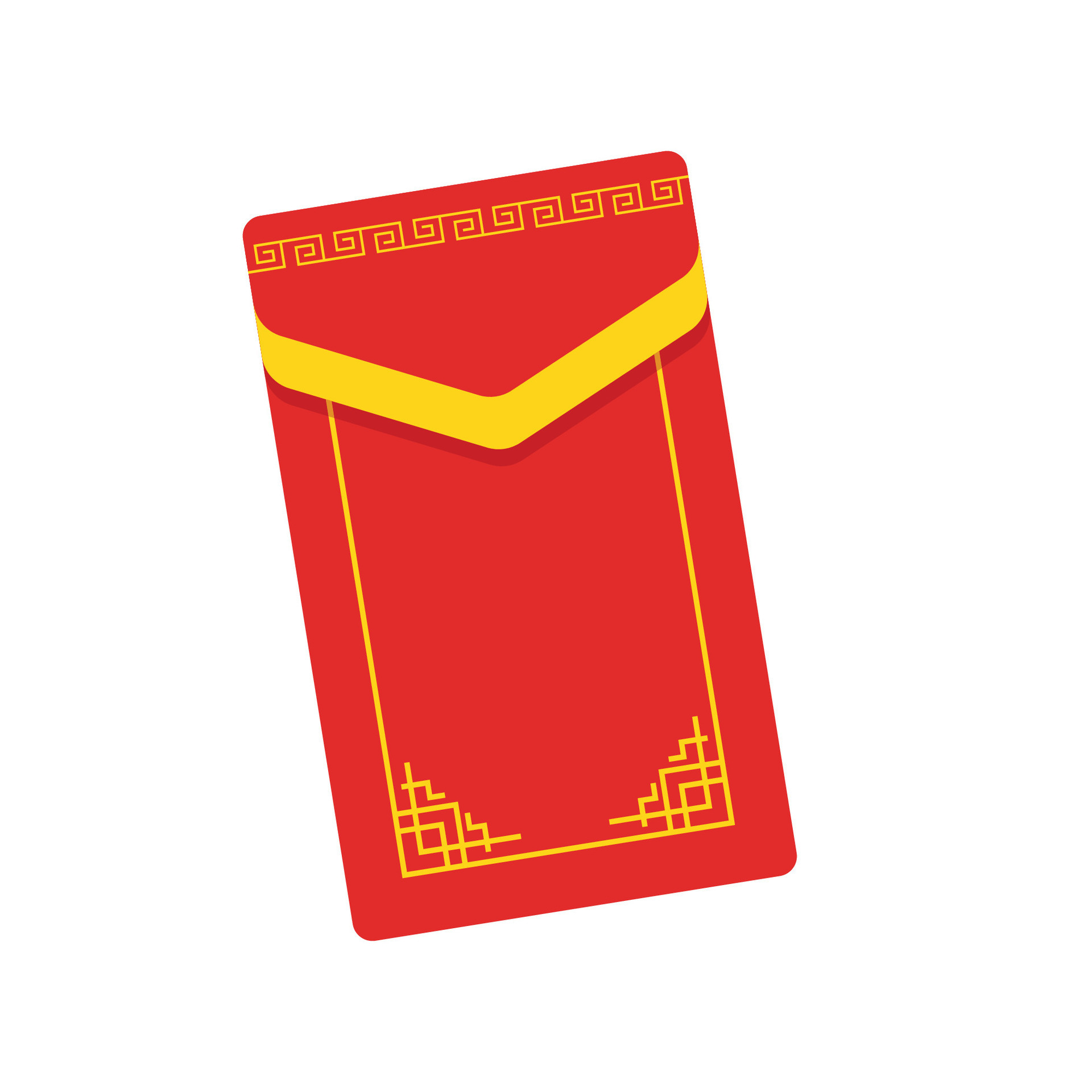 Vector red envelope in flat style isolated 35281633 Vector Art at Vecteezy