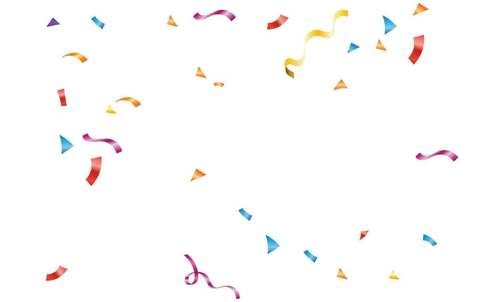 Vector colorful confetti background concept design