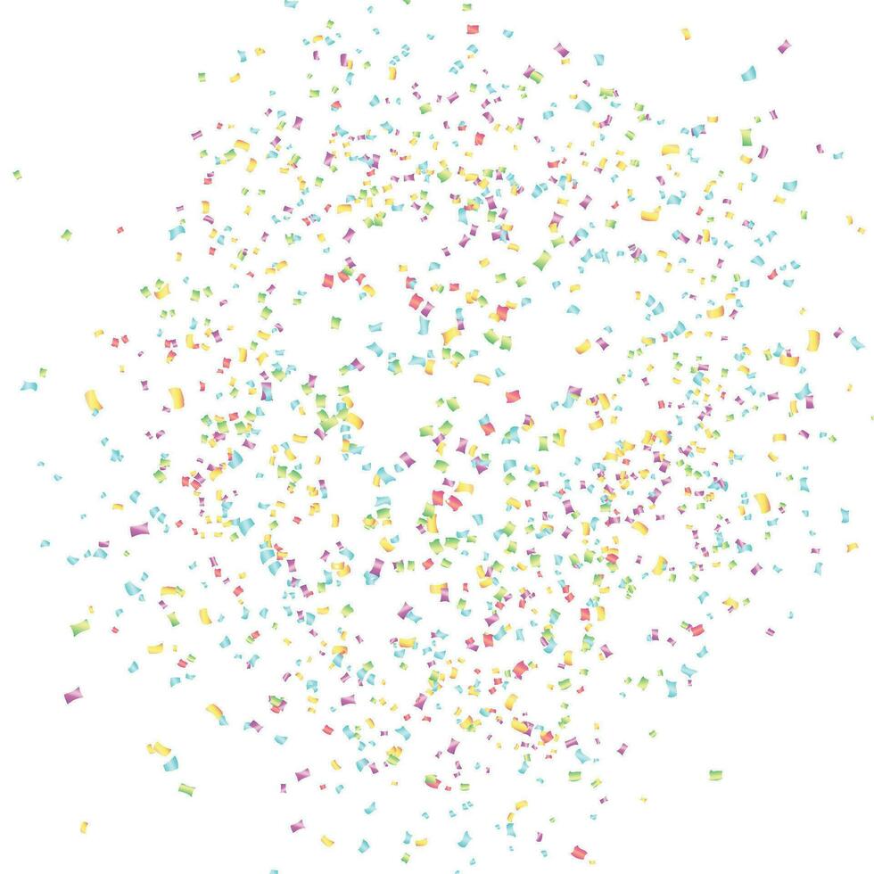Vector colorful confetti background concept design