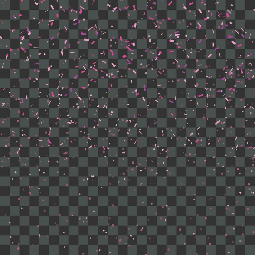 Vector pink metallic confetti background