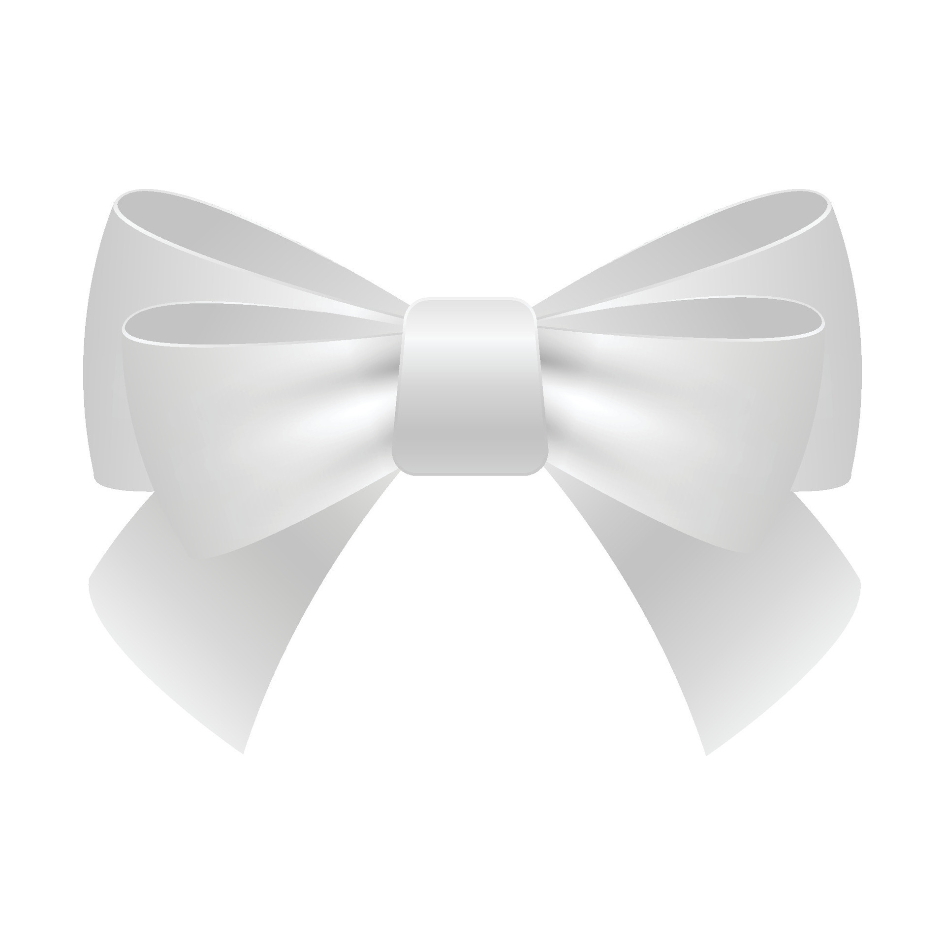 Vector decorative sliver bow on white background 35282588 Vector Art at