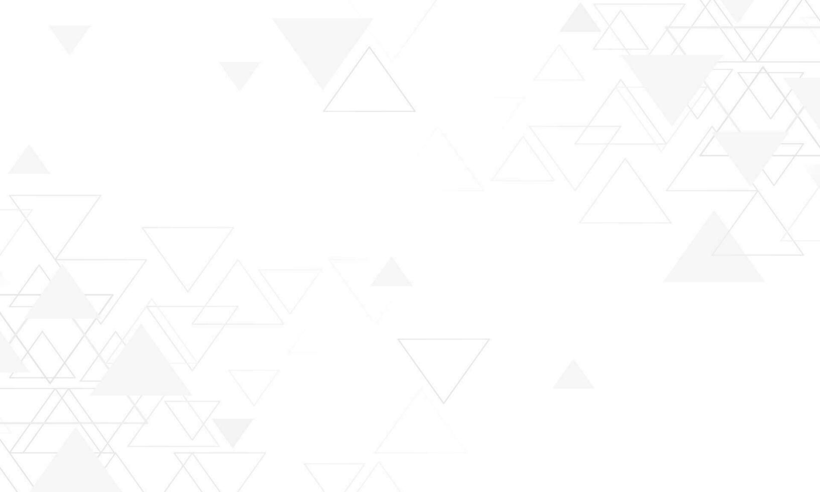 Abstract black and white template geometric triangle shape vector
