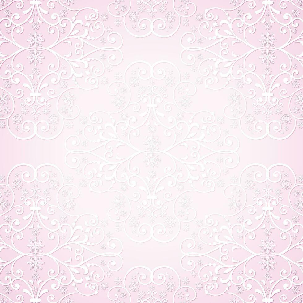 Vector decorative pastel color background with ethnic design