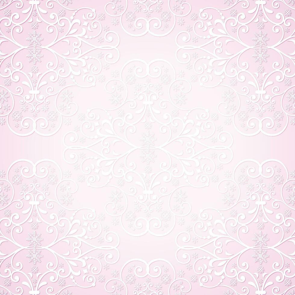 Vector decorative pastel color background with ethnic design