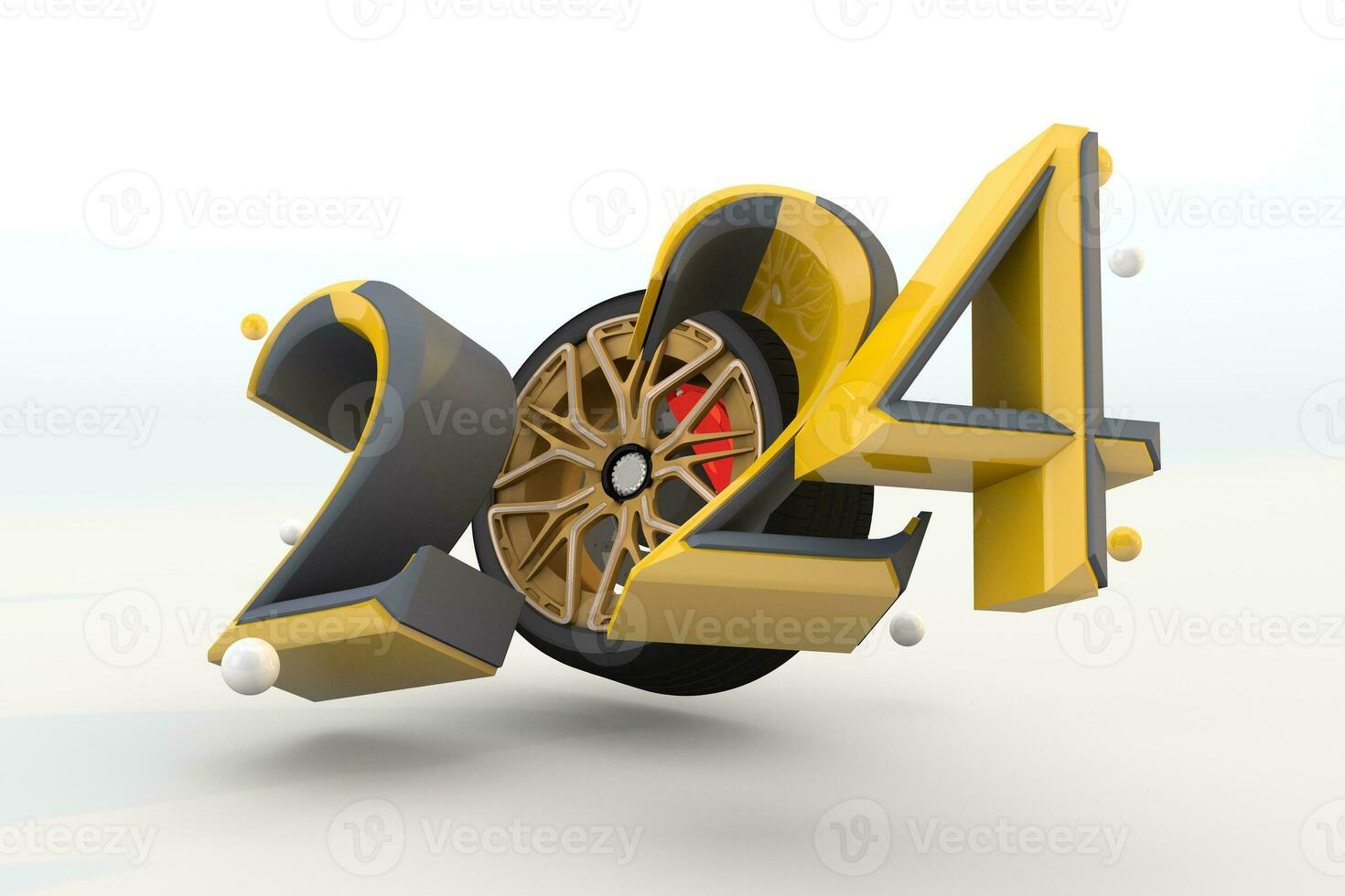 2024 contento nuevo año carreras concepto celebracion foto