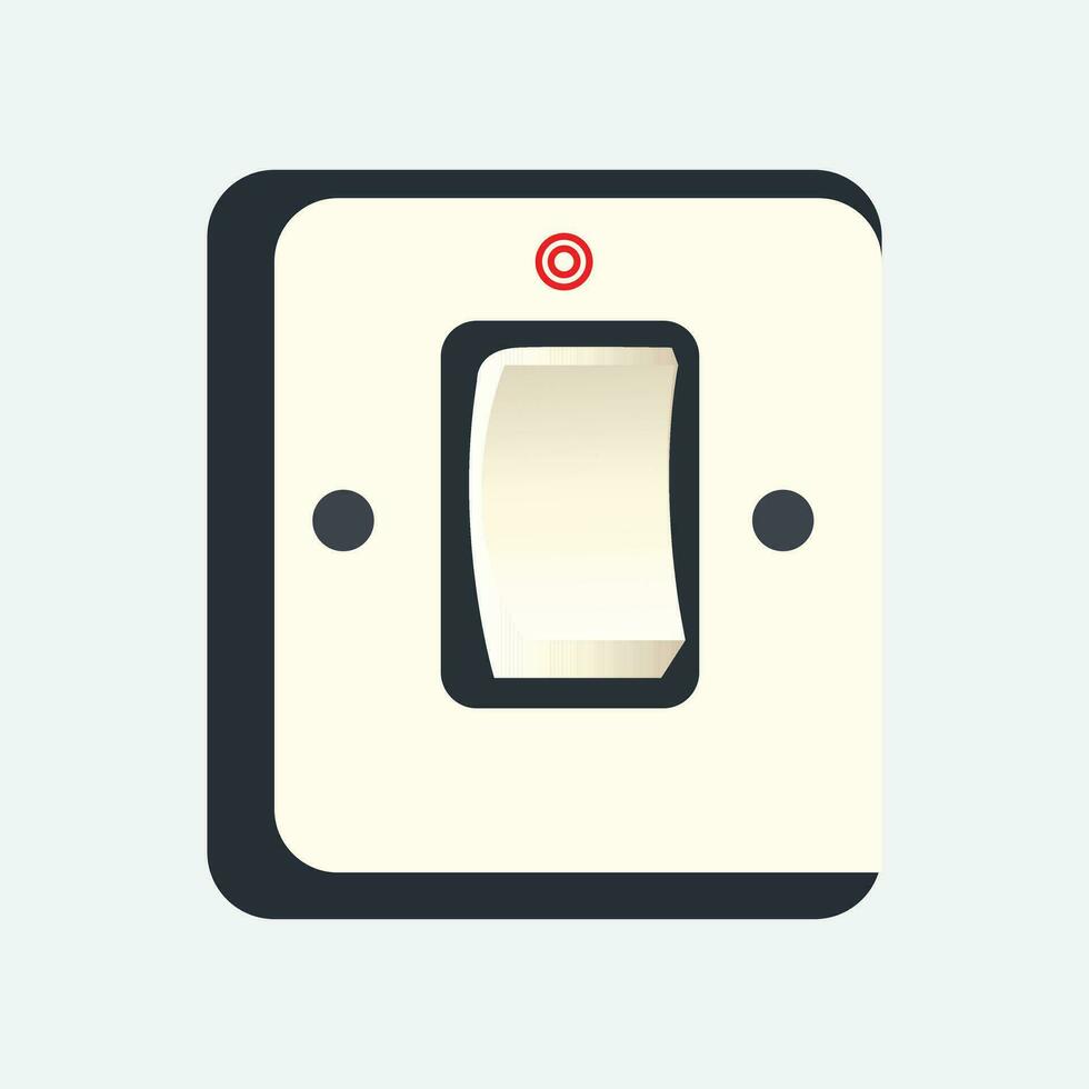 electric switch logo symbol in vector illustration
