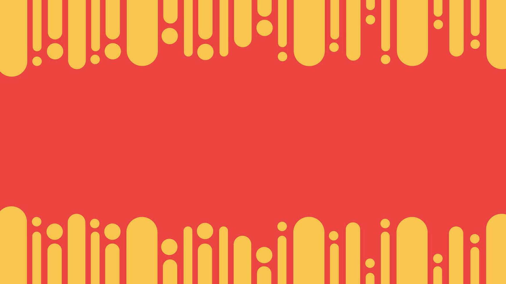 Abstarct simple wavy line block background in red color. vector