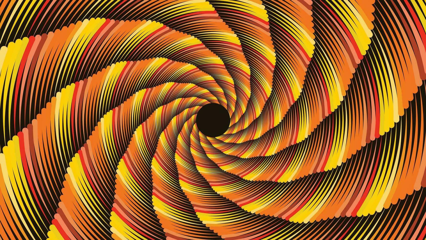 Abstract spiral simple creative round symbol style background. vector
