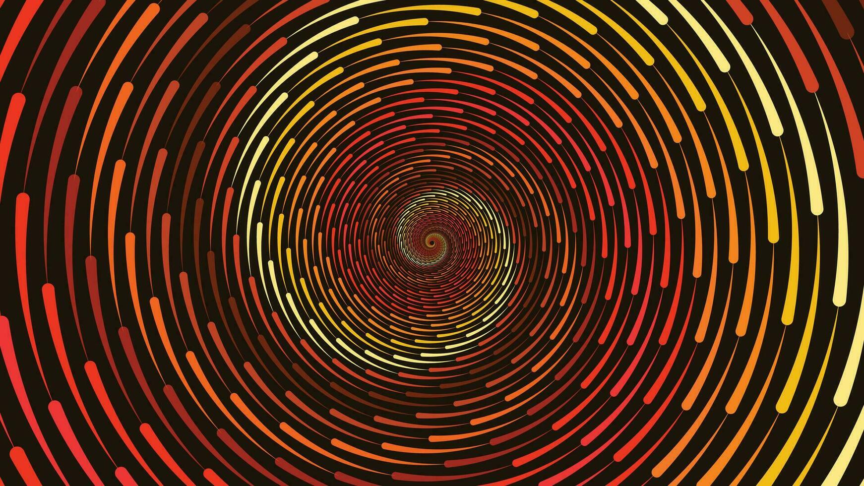 abstarct espiral vórtice estilo redondo antecedentes en oscuro color. vector