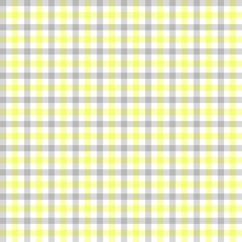 Grey Yellow Traditional Classic Square Tartan Plaid Pattern Retro Checkered Style vector