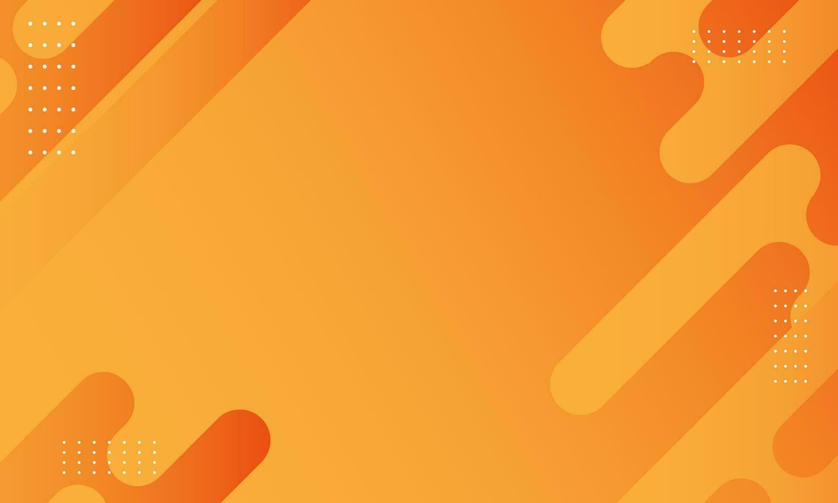 Abstract background liquid shape orange and yellow template banner with gradient color dot technology background Design with vector design