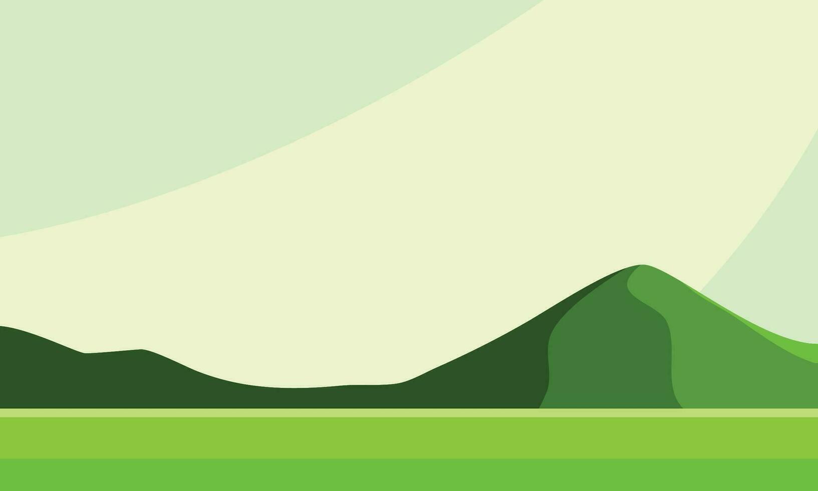 Vector landscape with mountains nature background