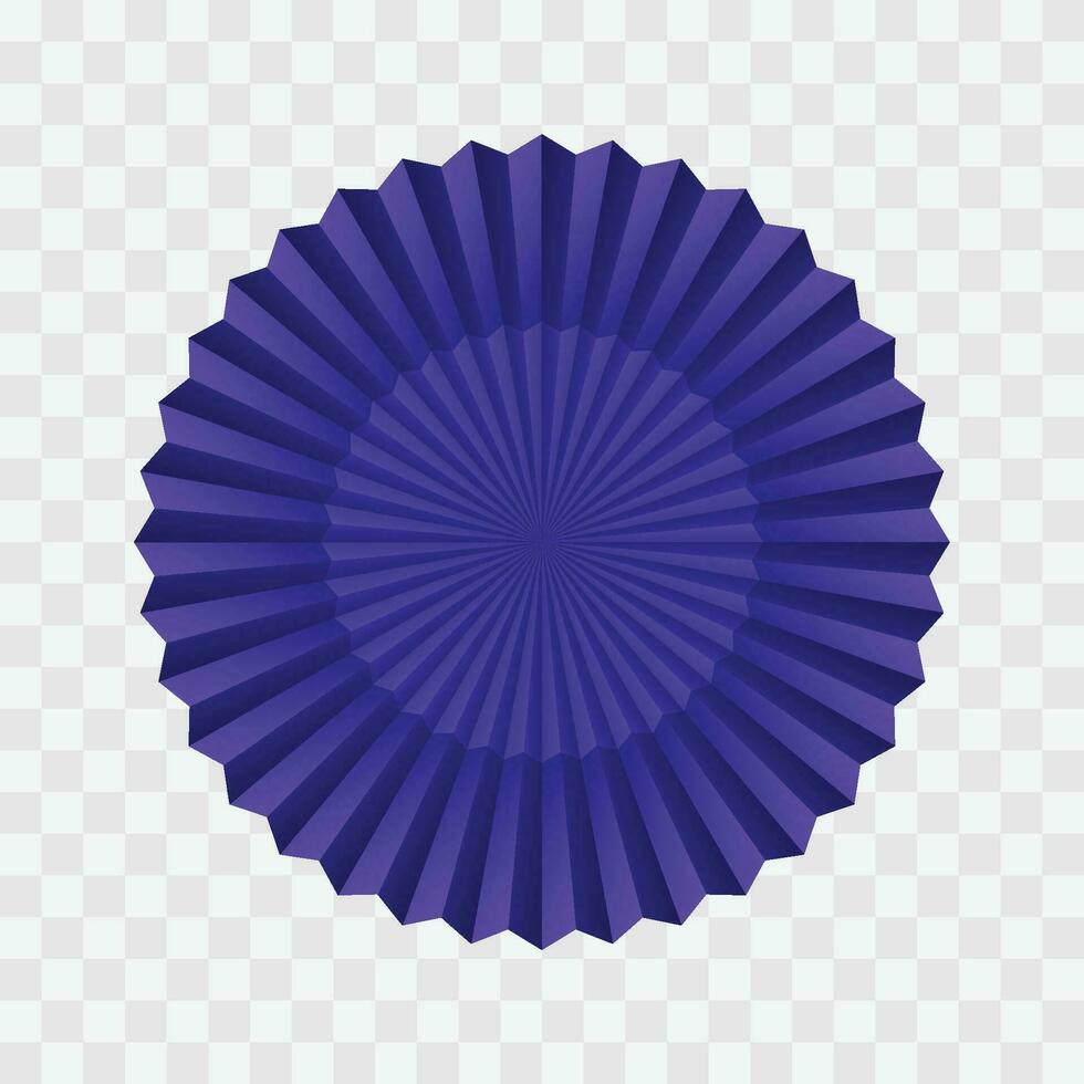 Vector Chinese new year background. blue paper fan decoration