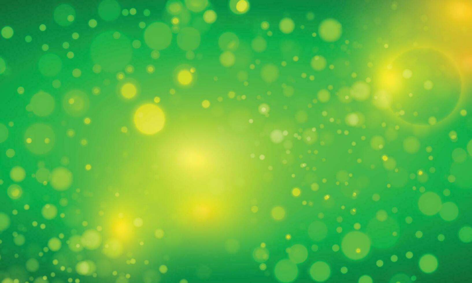 Vector green bokeh background design